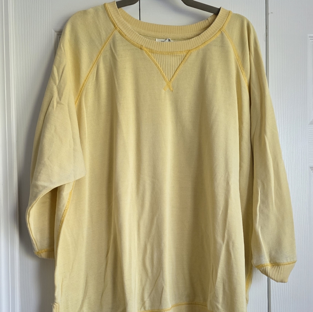 Maurices Yellow Sweatshirt 2x